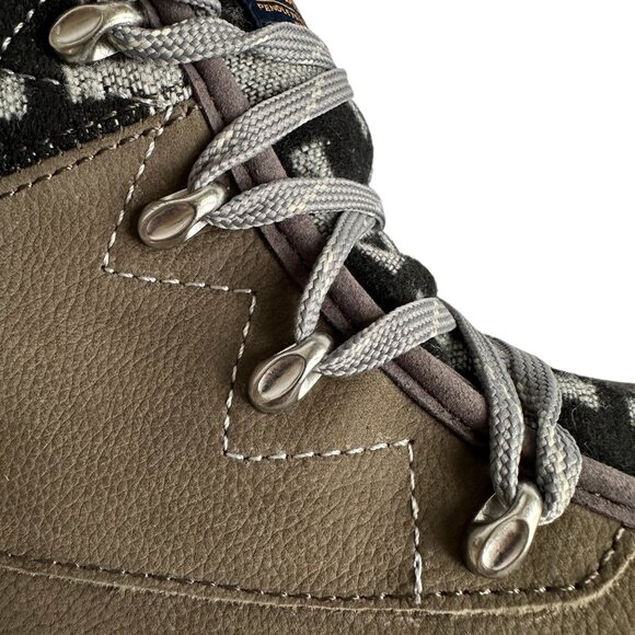 Pendleton Torngat khaki leather insulated hiking trail boots NWT Sz8 - Picture 4 of 10